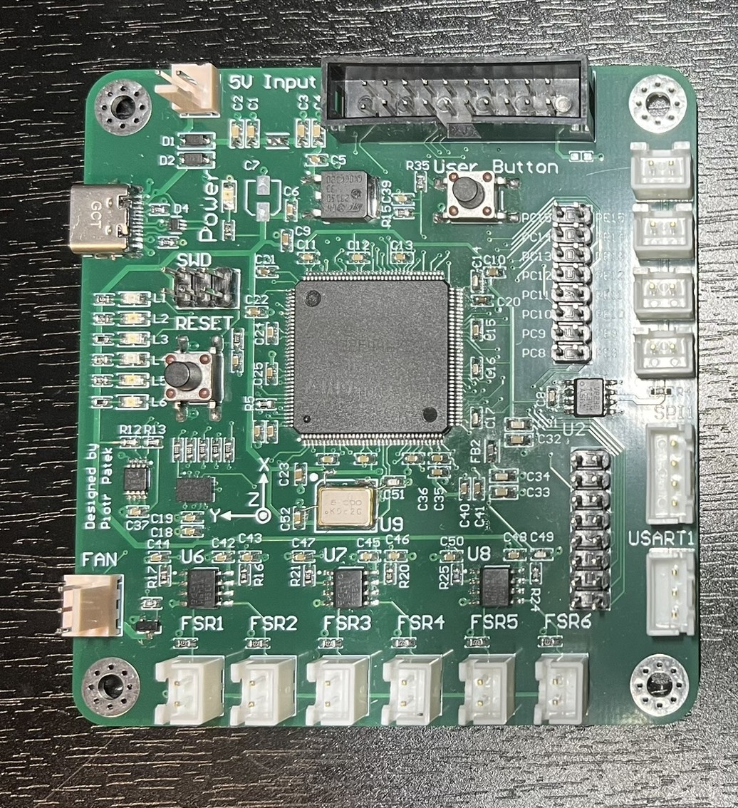 Zmontowana płytka sterująca